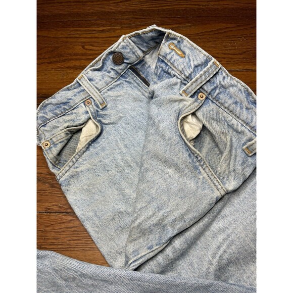 VTG Levis Jeans Mens 550 34x32  Light Wash Relaxed Fit Upside Down Orange Tag - Picture 9 of 14